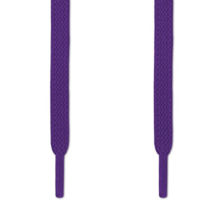 Flade, elastiske snørebånd i lilla (no tie)